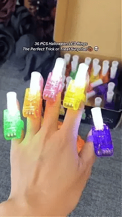 Halloween Pattern Finger Projector Lights