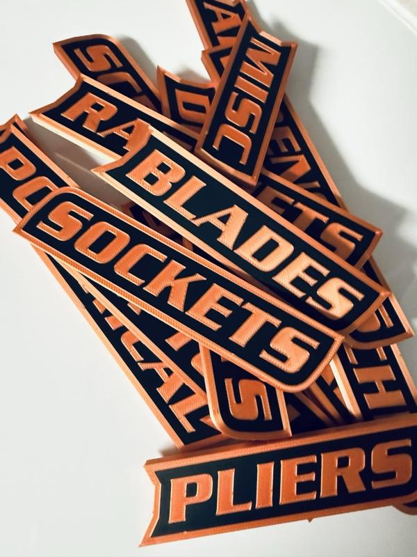 ColKy Designs - Custom Premium Magnetic Toolbox Labels for Tool Organization - 12 Pack of High Quality 3D Printed Personalized Magnets for Metal Cabinets, Drawers, Tool Chests, Decor Plastic Gift - Maed to Order • Core Colors • No Custom Text ColKy Designs - Custom Premium Magnetic Toolbox Labels for Tool Organization - 12 Pack of High Quality 3D Printed Personalized Magnets for Metal Cabinets, Drawers, Tool Chests, Decor Plastic Gift - Maed to Order • Core Colors • No Custom Text