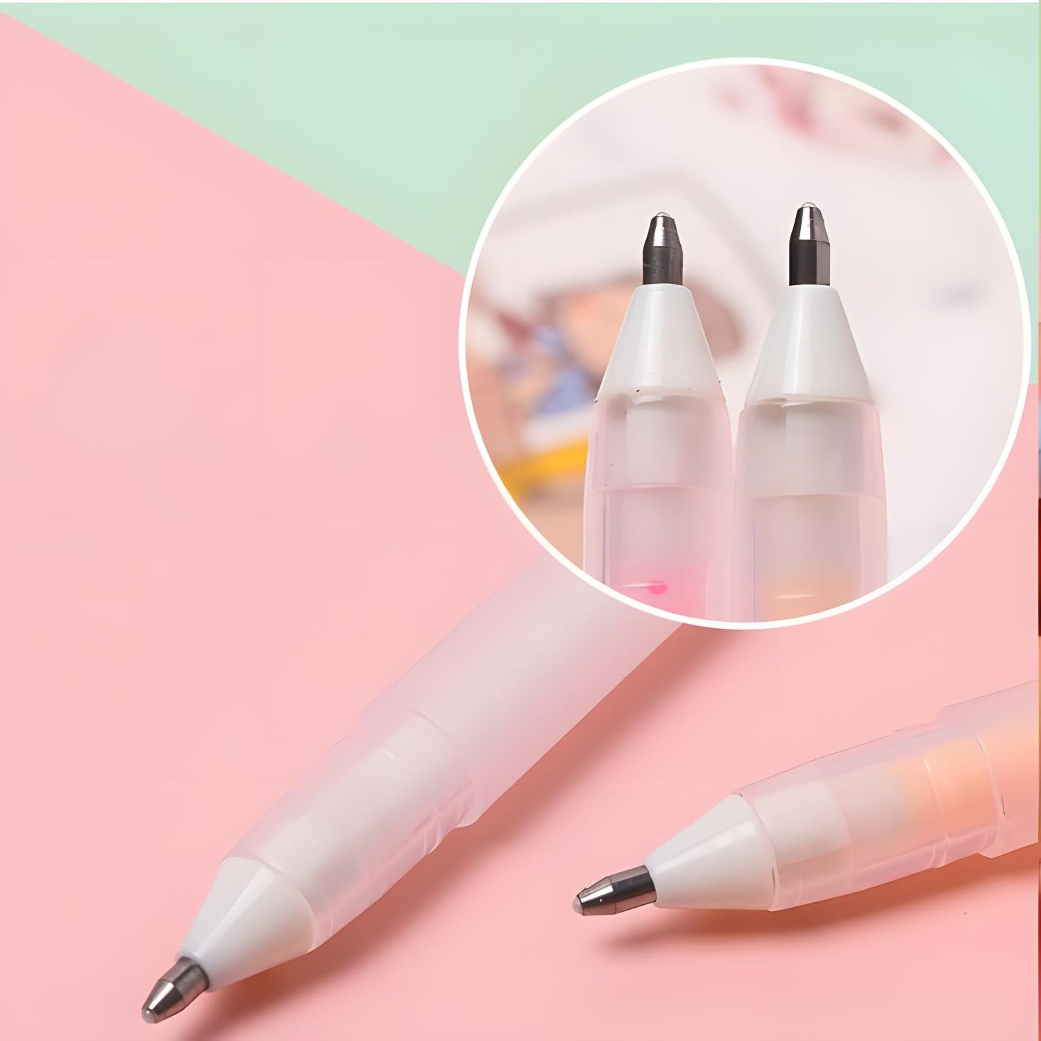 12-Pack Quick-Drying Colored Spot Glue Pen, New Quick-Dry Roller for Scrapbooking, Handmade Stationery, Craft Supplies, Easy Control, Precision