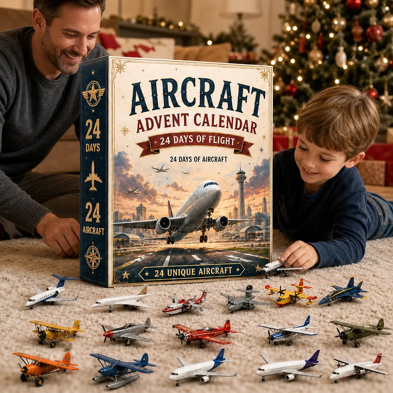 Miniature aircraft collection variety