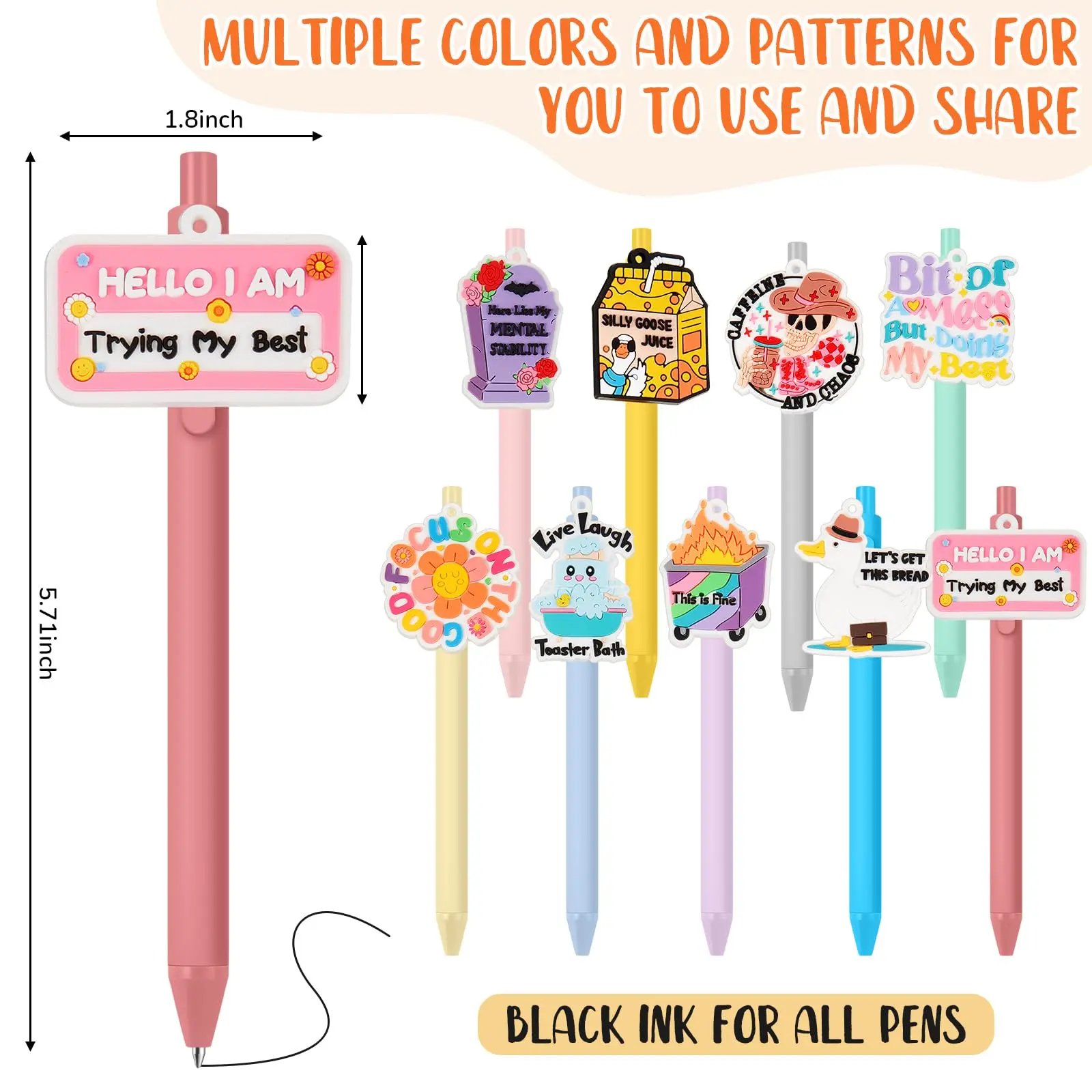 Creative novelty pens for office and school use Creative novelty pens for office and school use