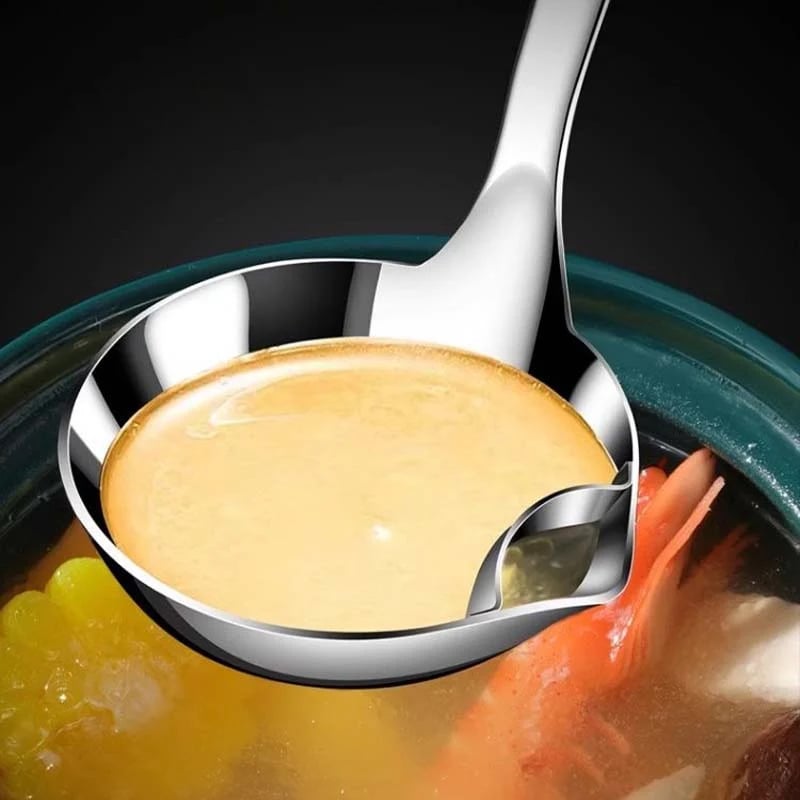 Stainless Steel Oil & Soup Separator Ladle detail