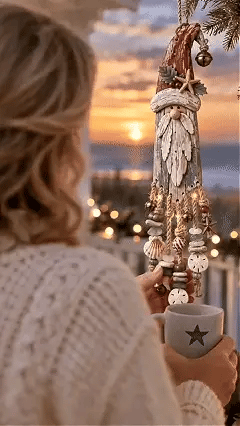 Coastal Christmas Santa light demonstration