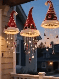 Holiday Lighted Garland glowing Christmas decor
