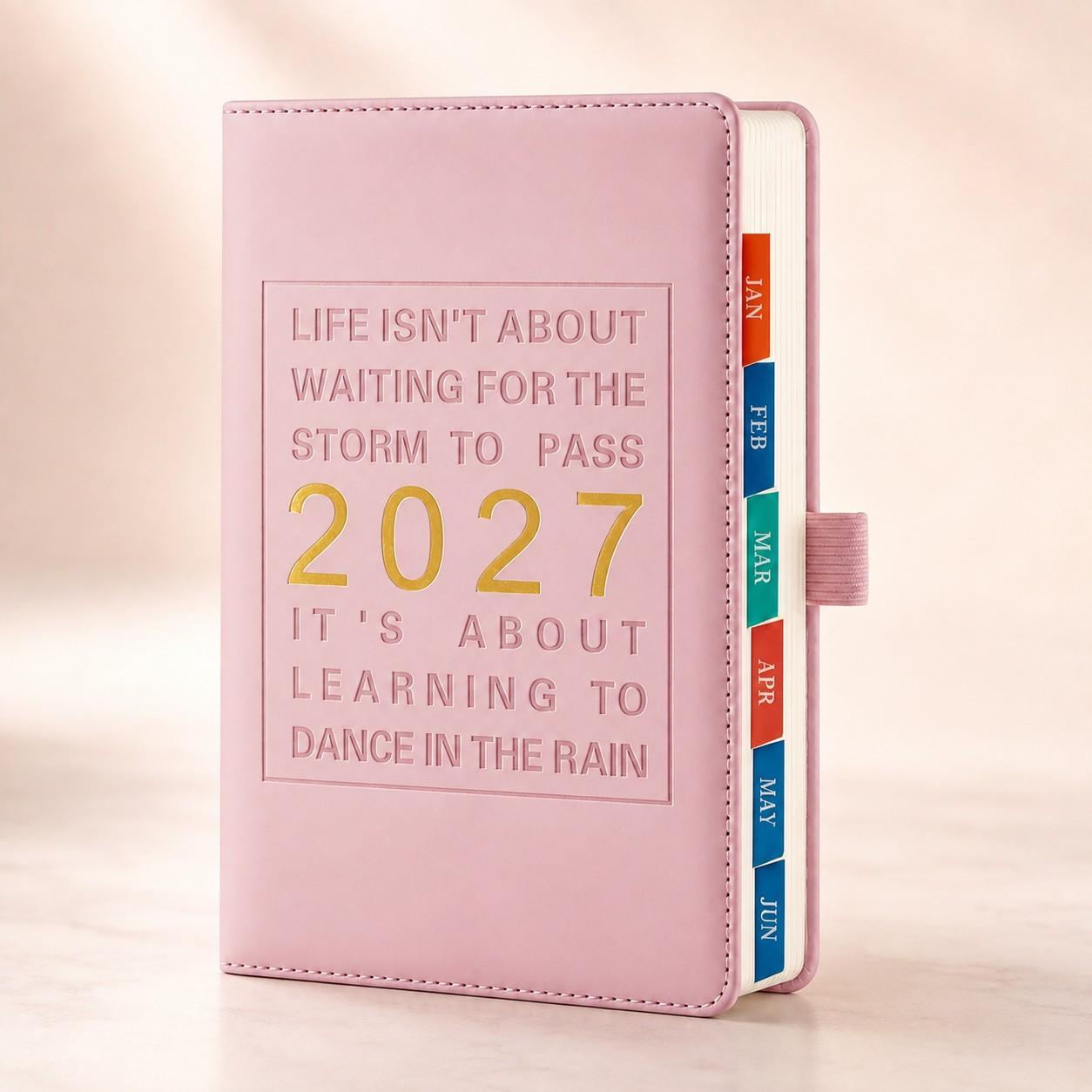 2027 Calendar Notebook cover and design