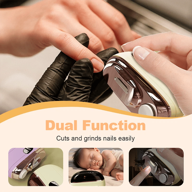 Dual Function Electric Nail Clipper