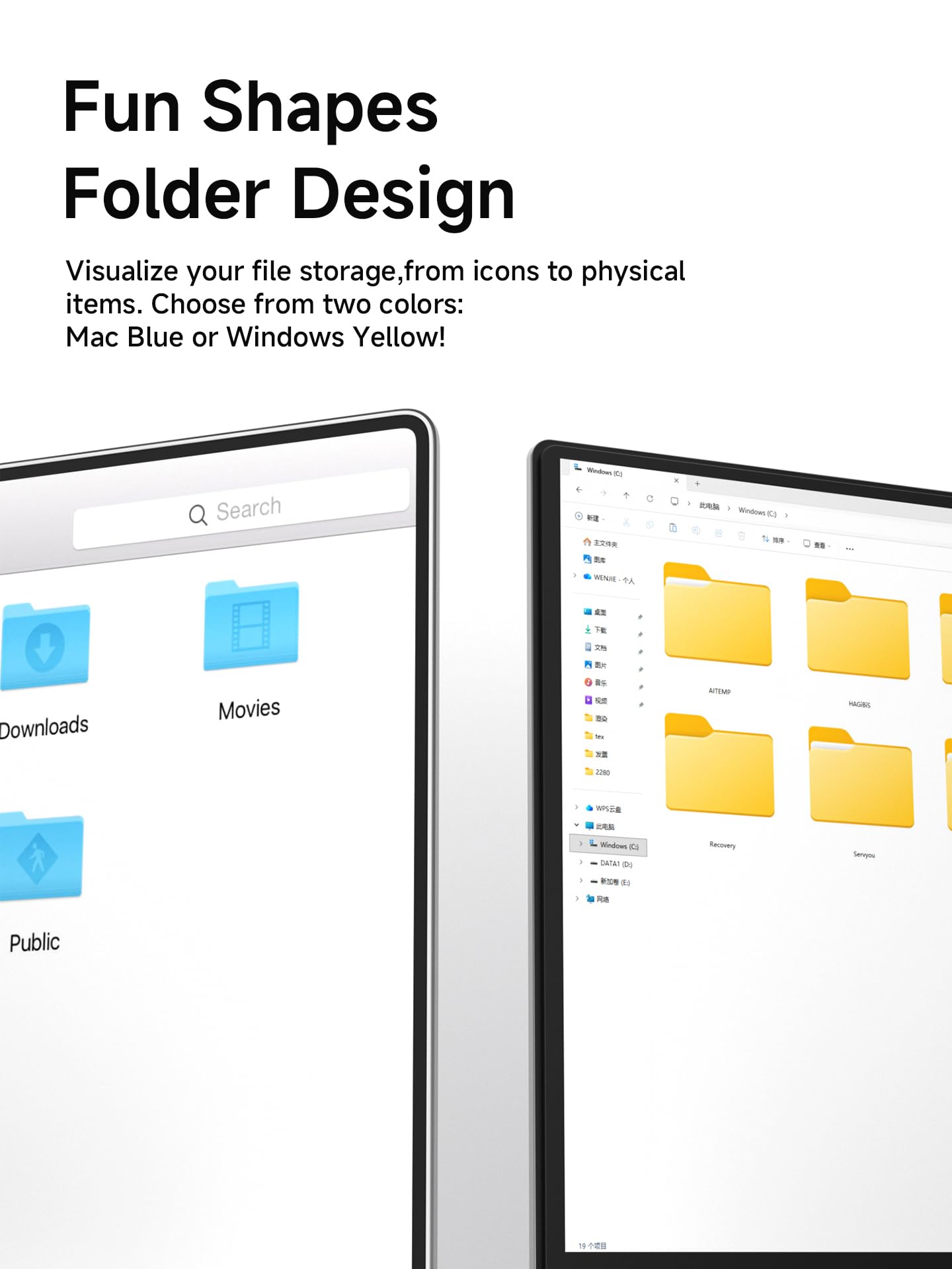 Folder-style SSD enclosure