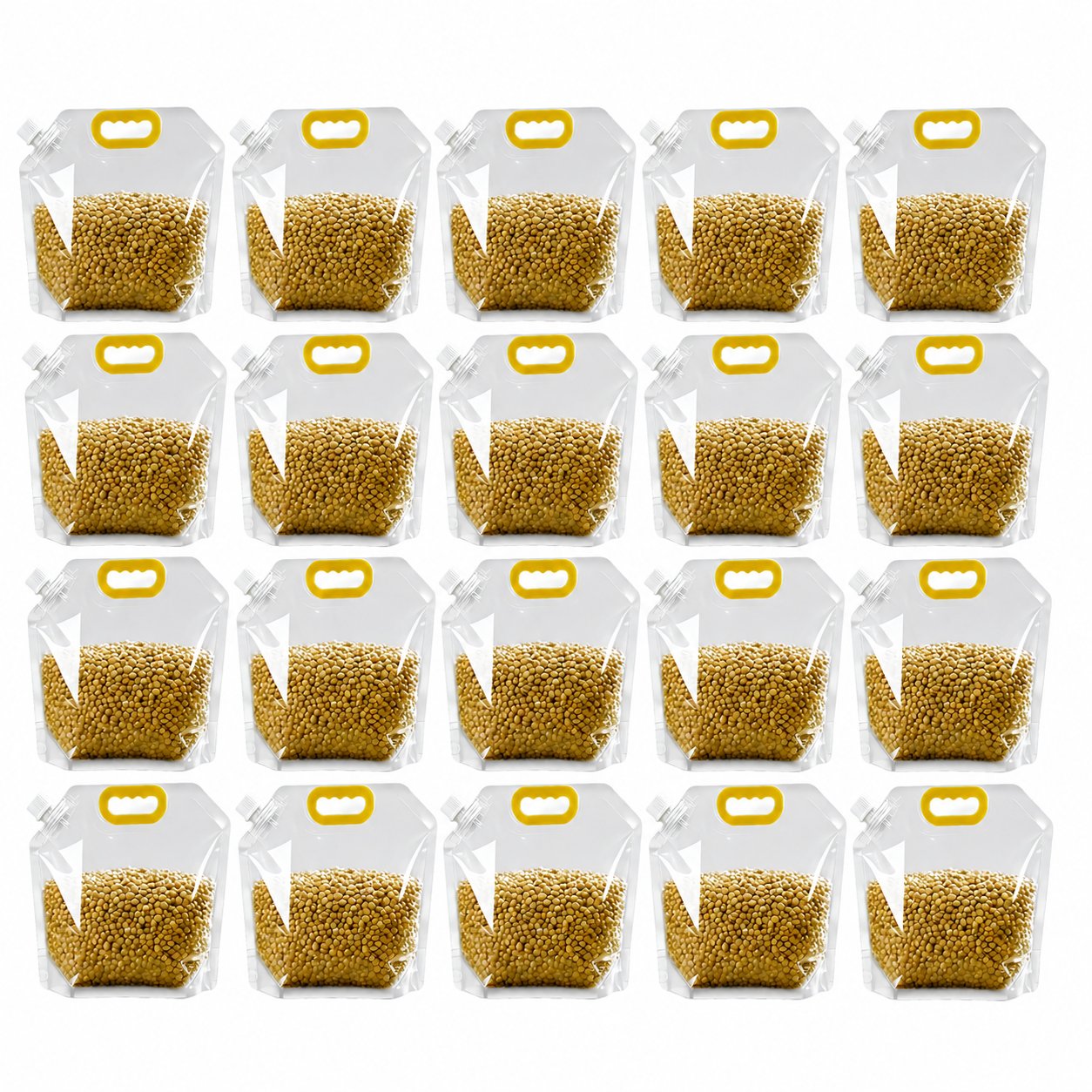 Reusable pantry sealed bag kitchen storage
