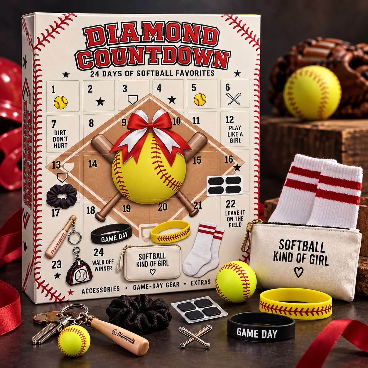 Softball Girl Advent Calendar