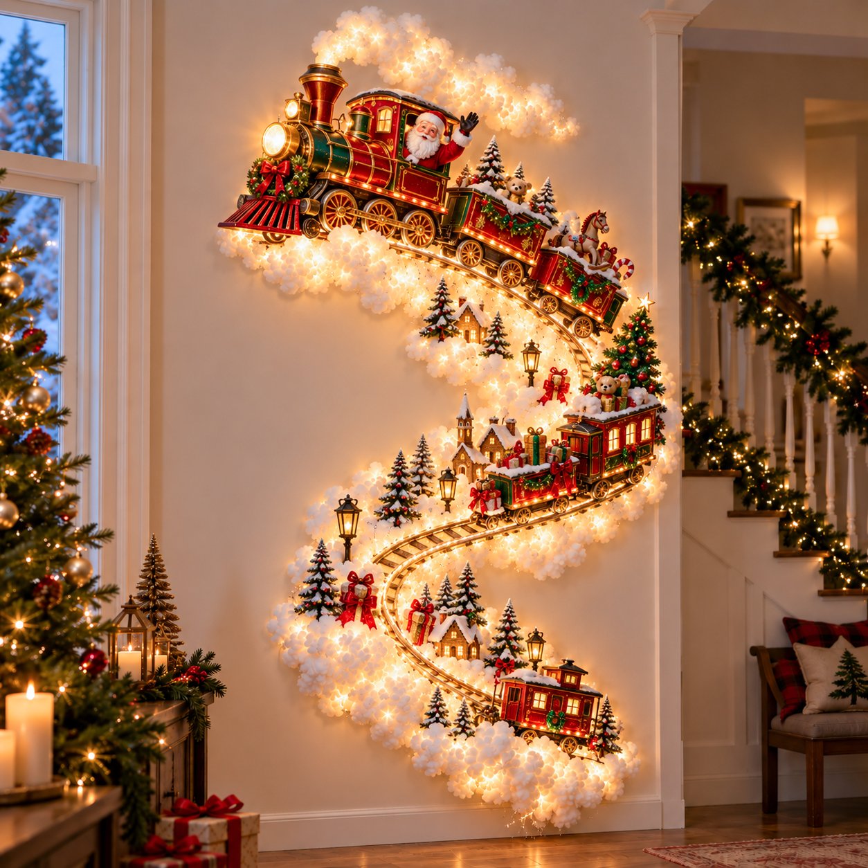 Christmas Magic Trail Wall Light style