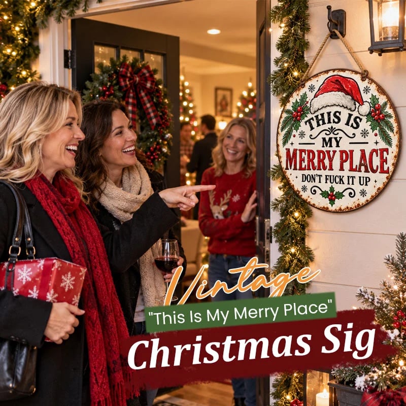 This Is My Merry Place Sign