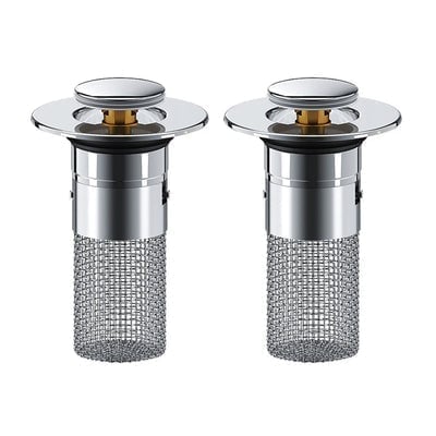 Stainless Steel Floor Drain Filter - 2 PCS