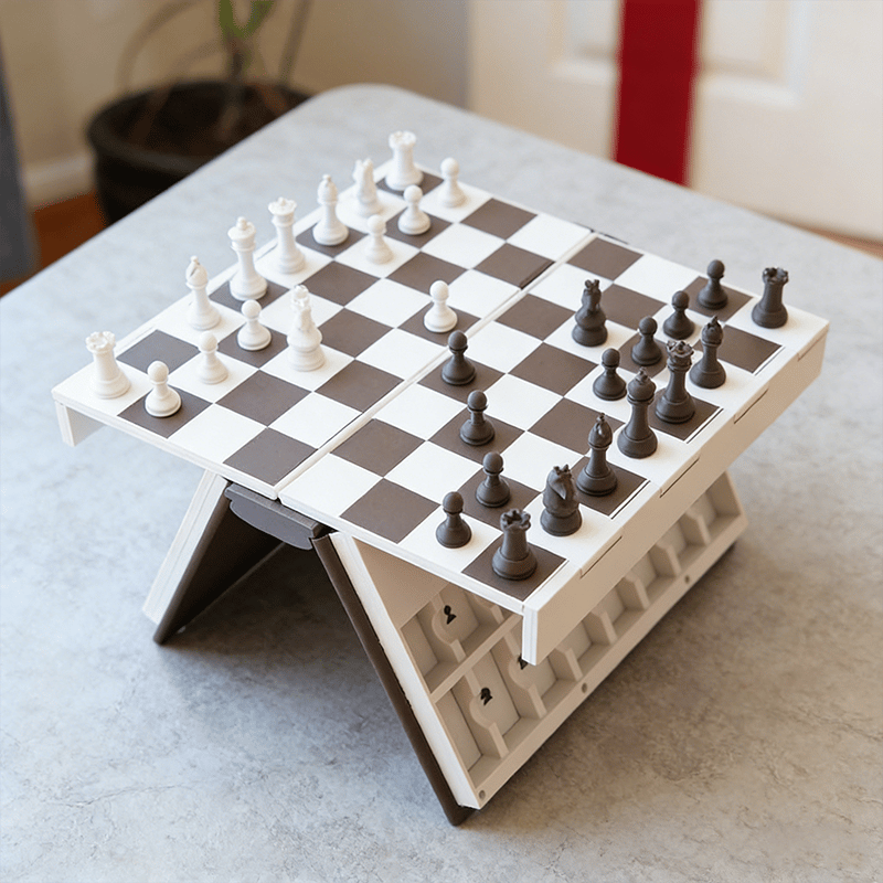 📕Travel Book Board Games - Chess