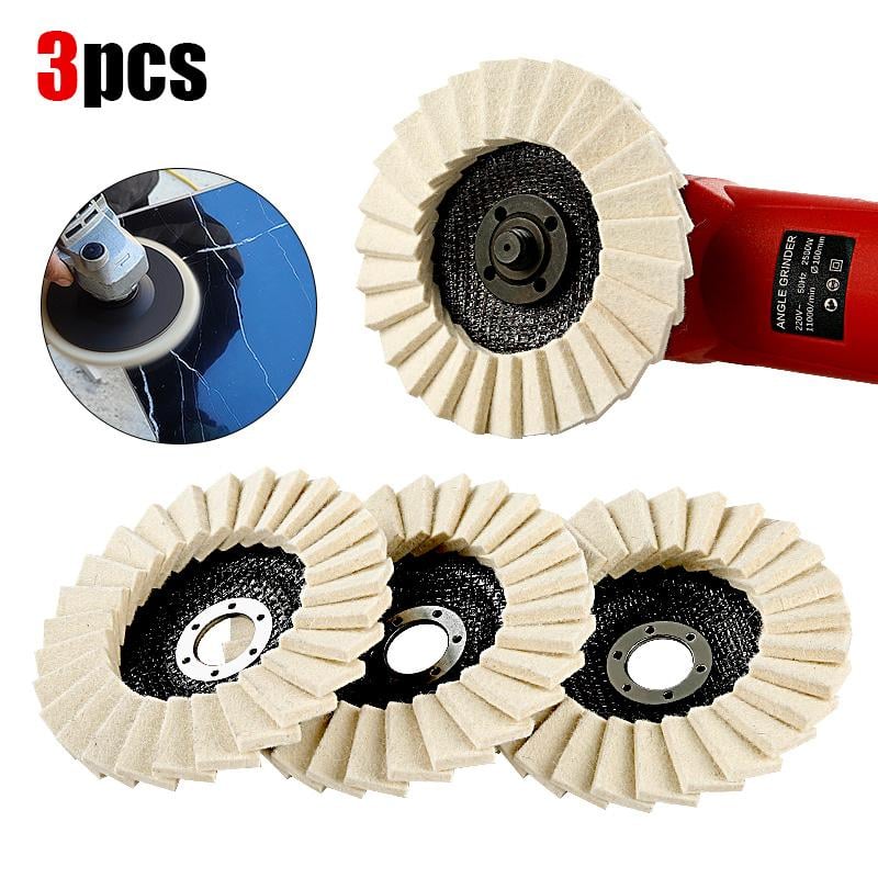 Wool Polishing Wheels Set