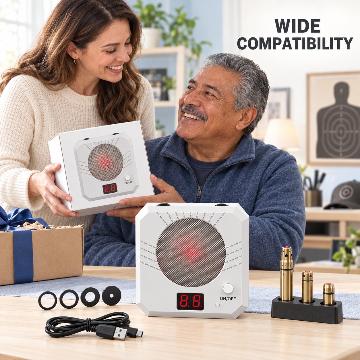 Laser dry fire target compatibility and training accessory