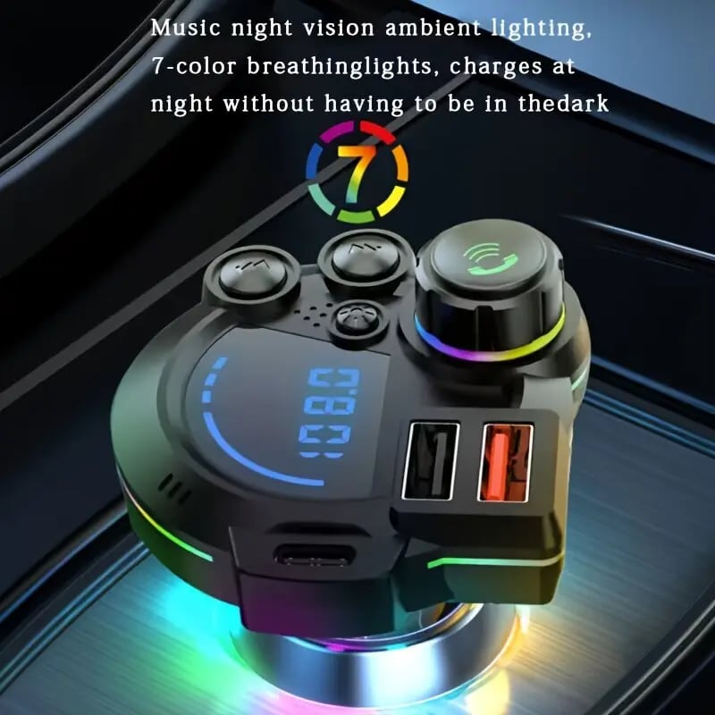 Seller graphic showing the multi-colour ambient light ring