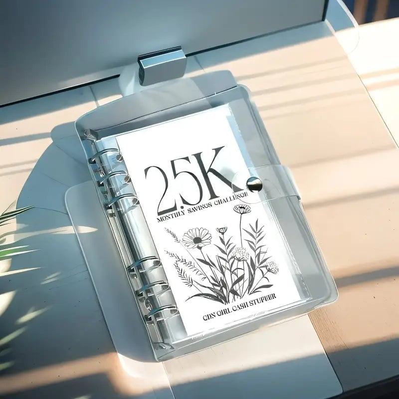12-Month Envelopes Money Saving Challenge Binder - 2.5k