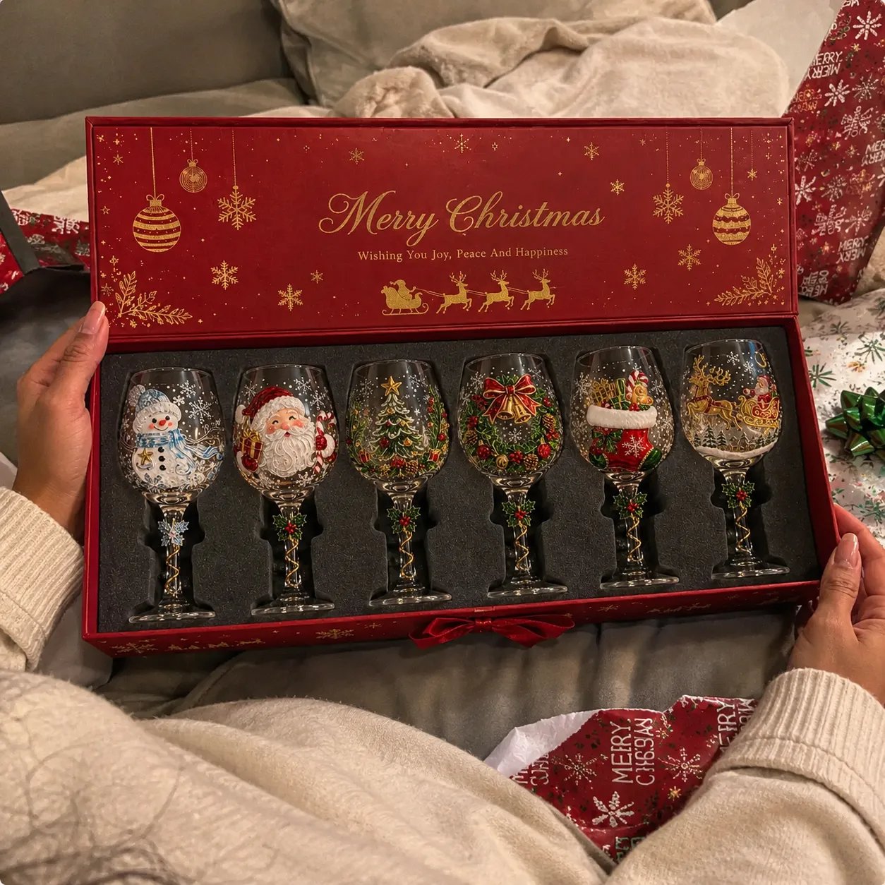 Christmas glass customer photo