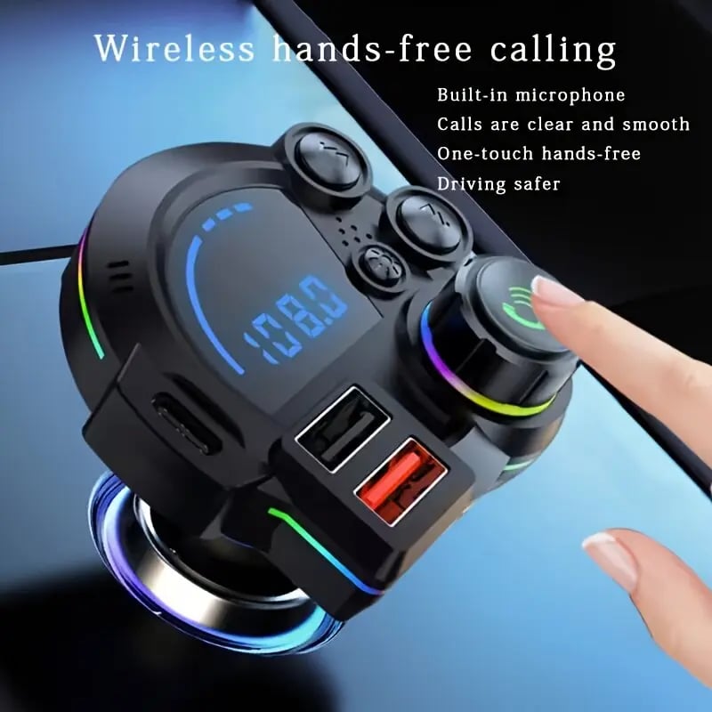 Original product graphic showing the hands-free call button