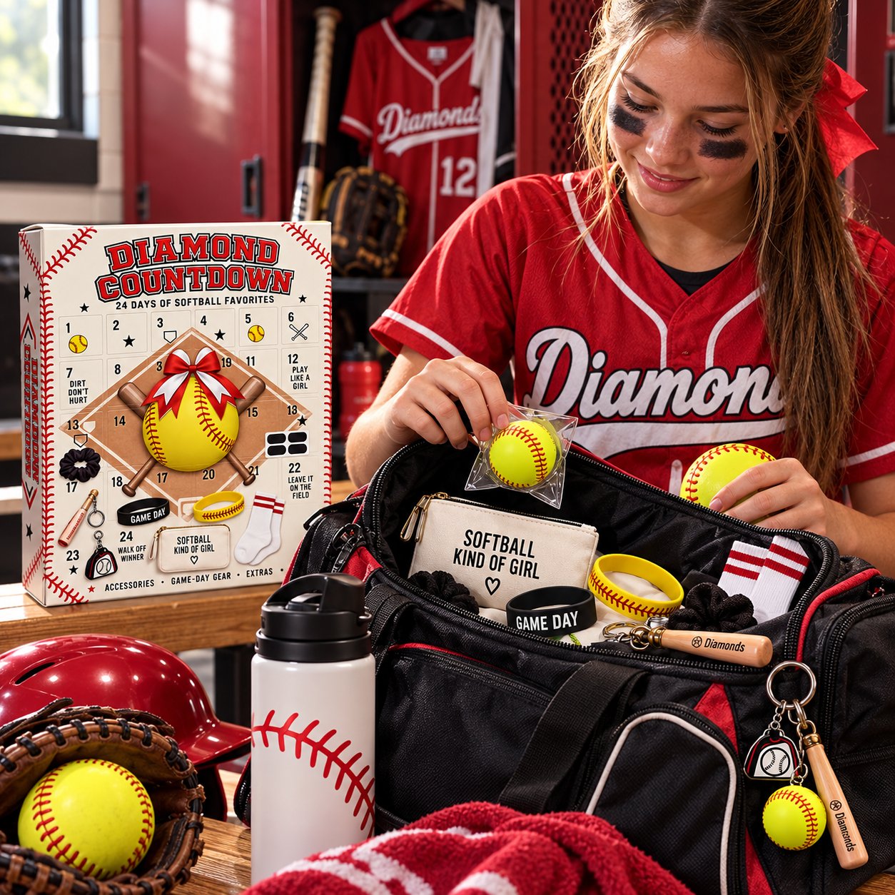 Softball Girl Advent Calendar product details