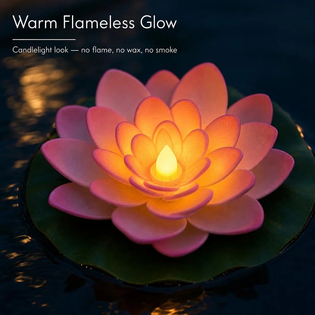 Warm Flameless LED Glow