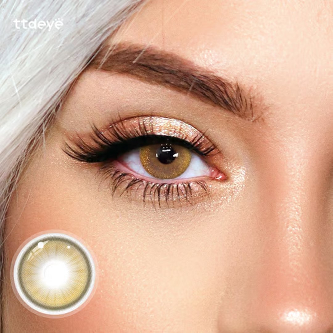 TTDeye Oselle Brown Enlarge Colored Contact Lenses