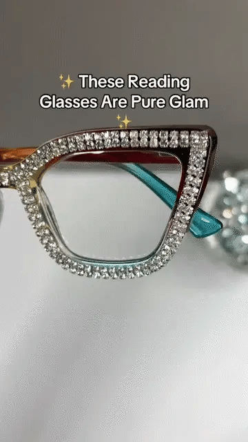 Cat-eye reading glasses