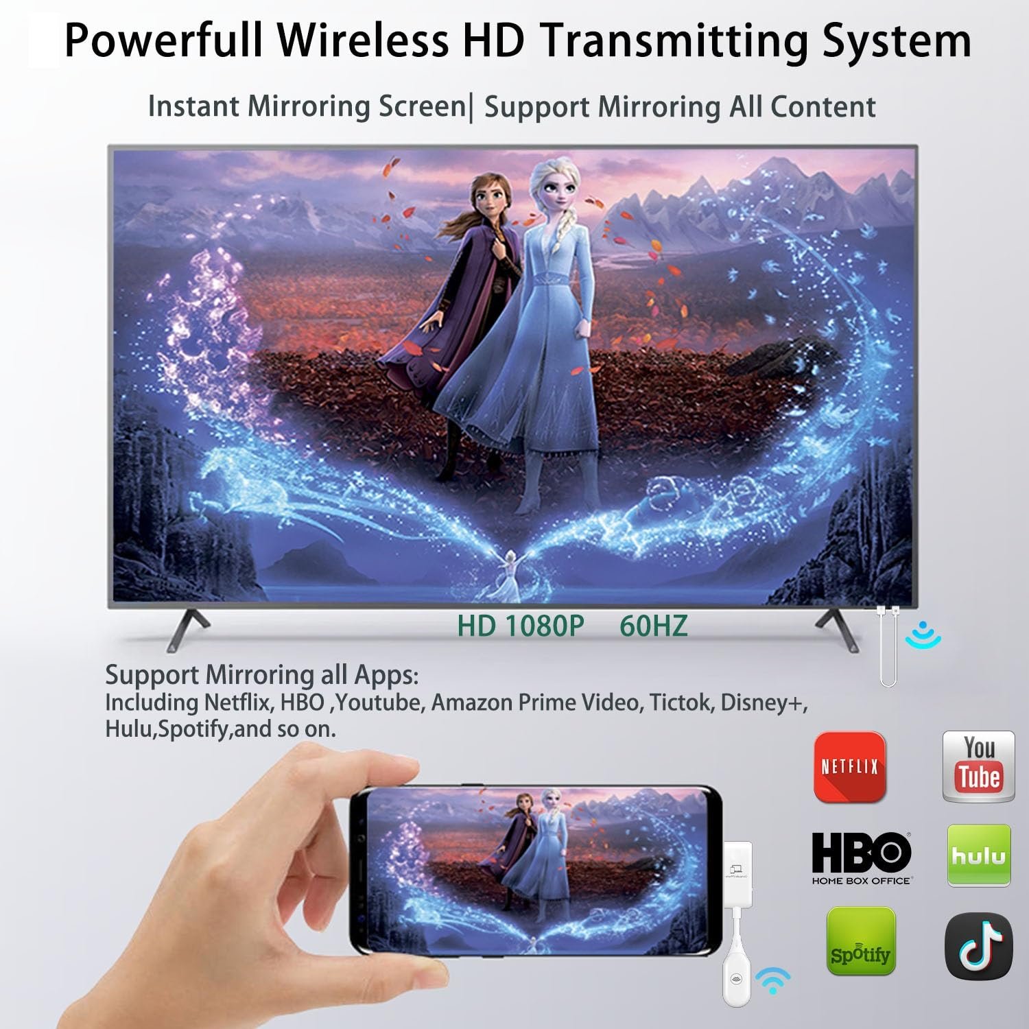 Wireless HD display with Full HD output Wireless HD display with Full HD output