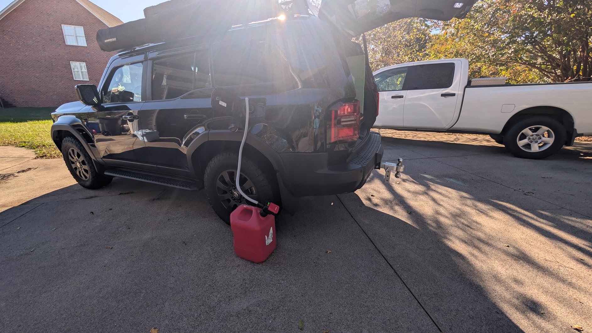 Works great for overlanding and spare fuel storage Works great for overlanding and spare fuel storage