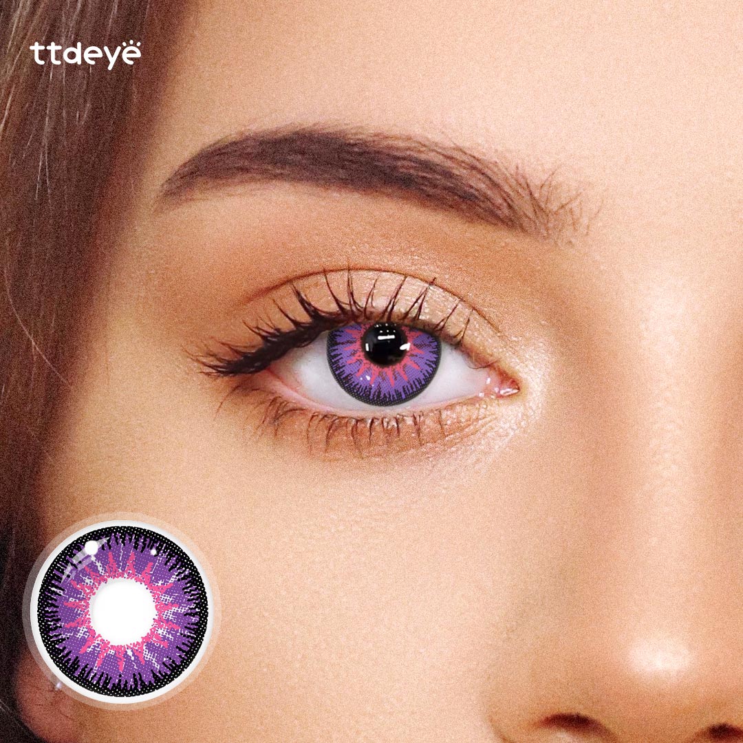 Order Mystery Purple Colored Contact Lenses Online