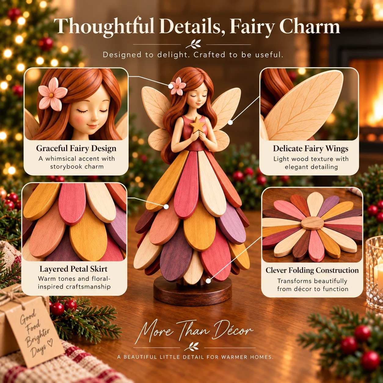 Fairy Bloom colorful petal design details