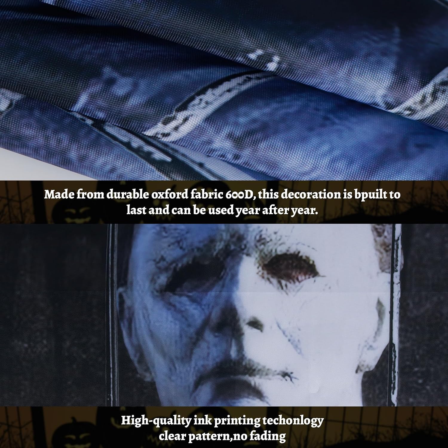 Heavy Duty Horror Window Banner