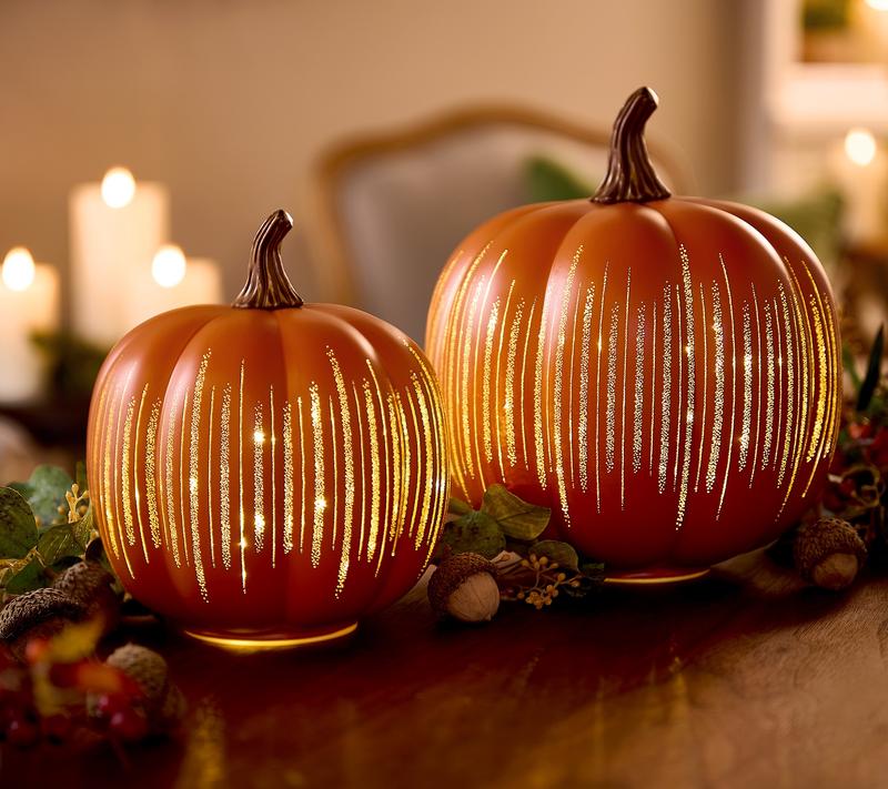 🎃Halloween-Sale 49 % RABATT🎃Kürbisse mit funkelnden Lichtern (Kaufen Sie 2, kostenloser Versand)