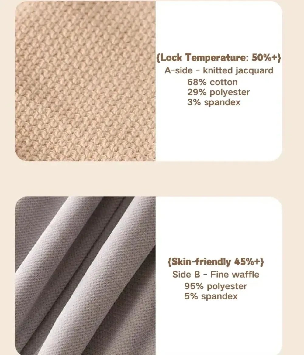 Knitted heated blanket outer and inner layers