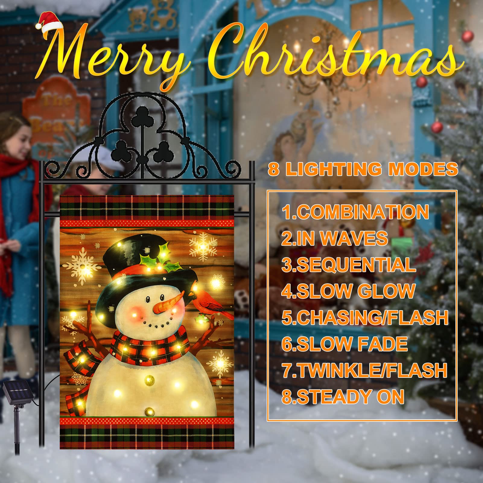 圣诞节 LED èŠ±å›æ——帜