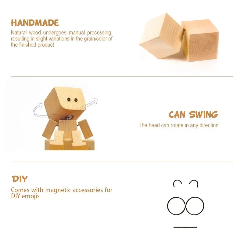a   little wooden figure that     decorating your computer study desk or office       a   accessory and is an ideal gift for     this creative and cute ornament is suitable for graduation birthdays and   celebrations details 3