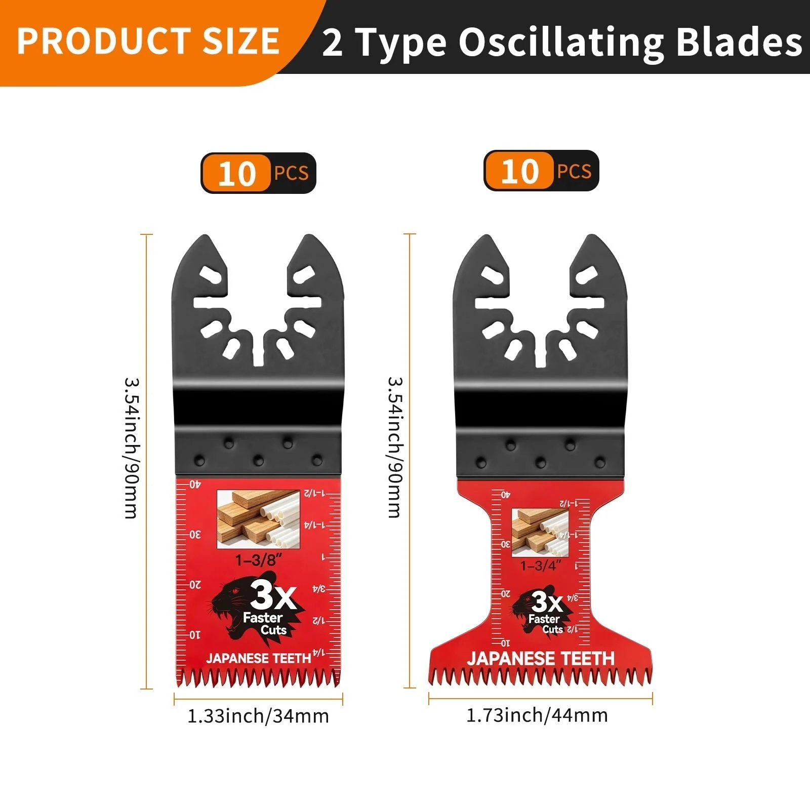 Multitool replacement blade collection