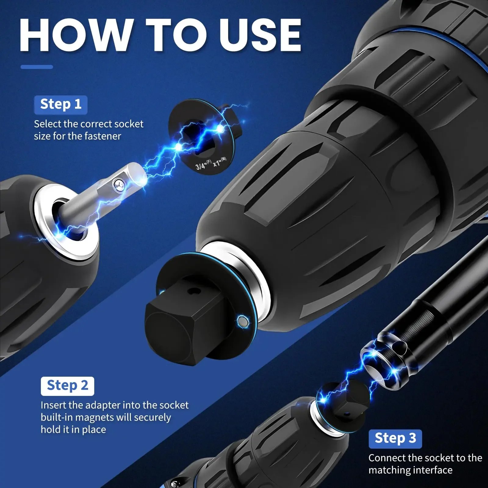 socket adapter compatibility with ratchets and drills