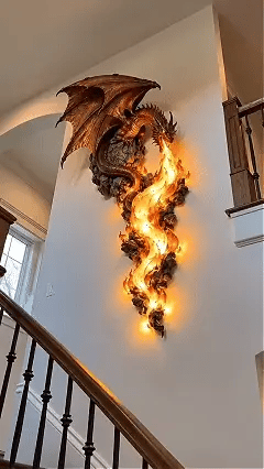 Dragonfire Guardian flame animation