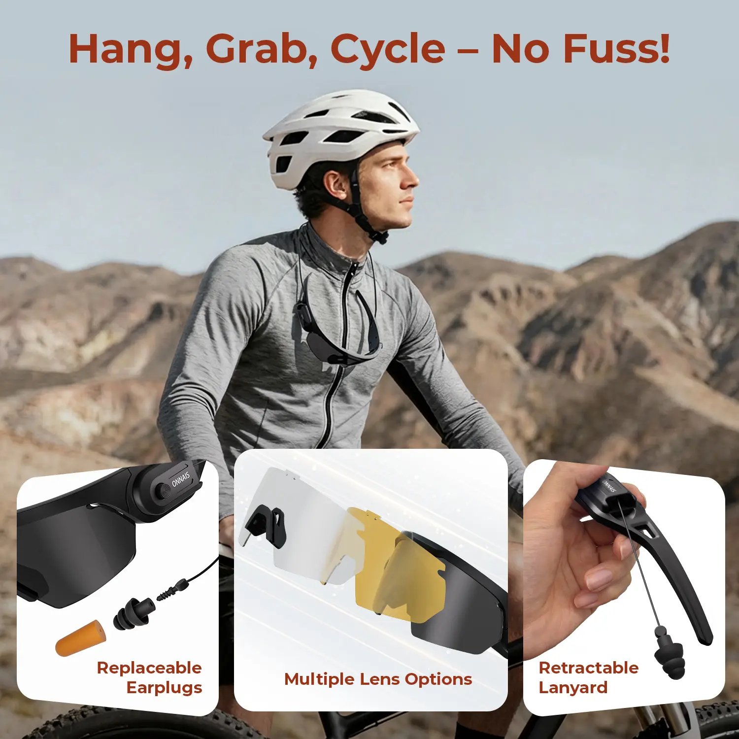 Safety goggles quick lens switching and portable use