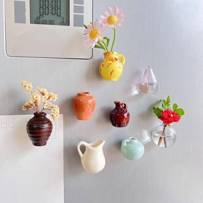 Product Introduction of Kitchen Accessories Creative Mini Ceramic Vase Design Magnet, 8 Counts/set Refrigerator Magnet, DIY Fridge Magnet for Flower, Home & Office Decoration, Valentine's Day Gift, Birthday Gifts, Refrigerator Decorations 10 Product Introduction of Kitchen Accessories Creative Mini Ceramic Vase Design Magnet, 8 Counts/set Refrigerator Magnet, DIY Fridge Magnet for Flower, Home & Office Decoration, Valentine's Day Gift, Birthday Gifts, Refrigerator Decorations 10