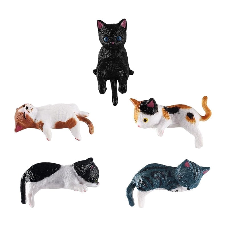 Mini Cat Figurine Set
