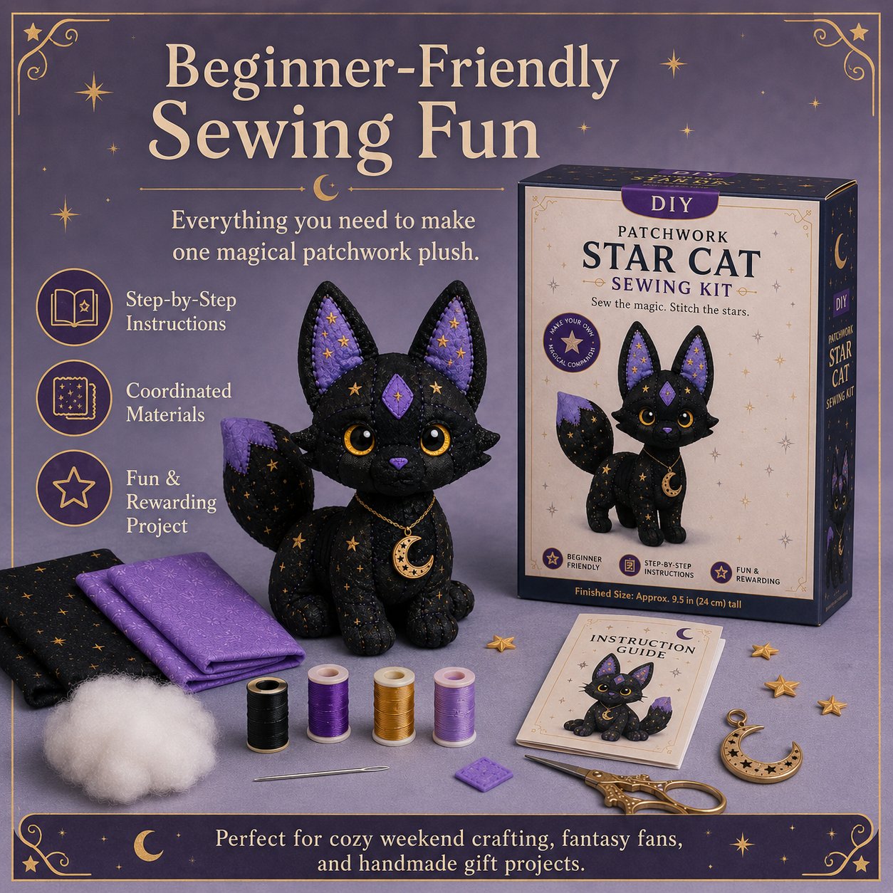 Collect the whole mystic patchwork animal series