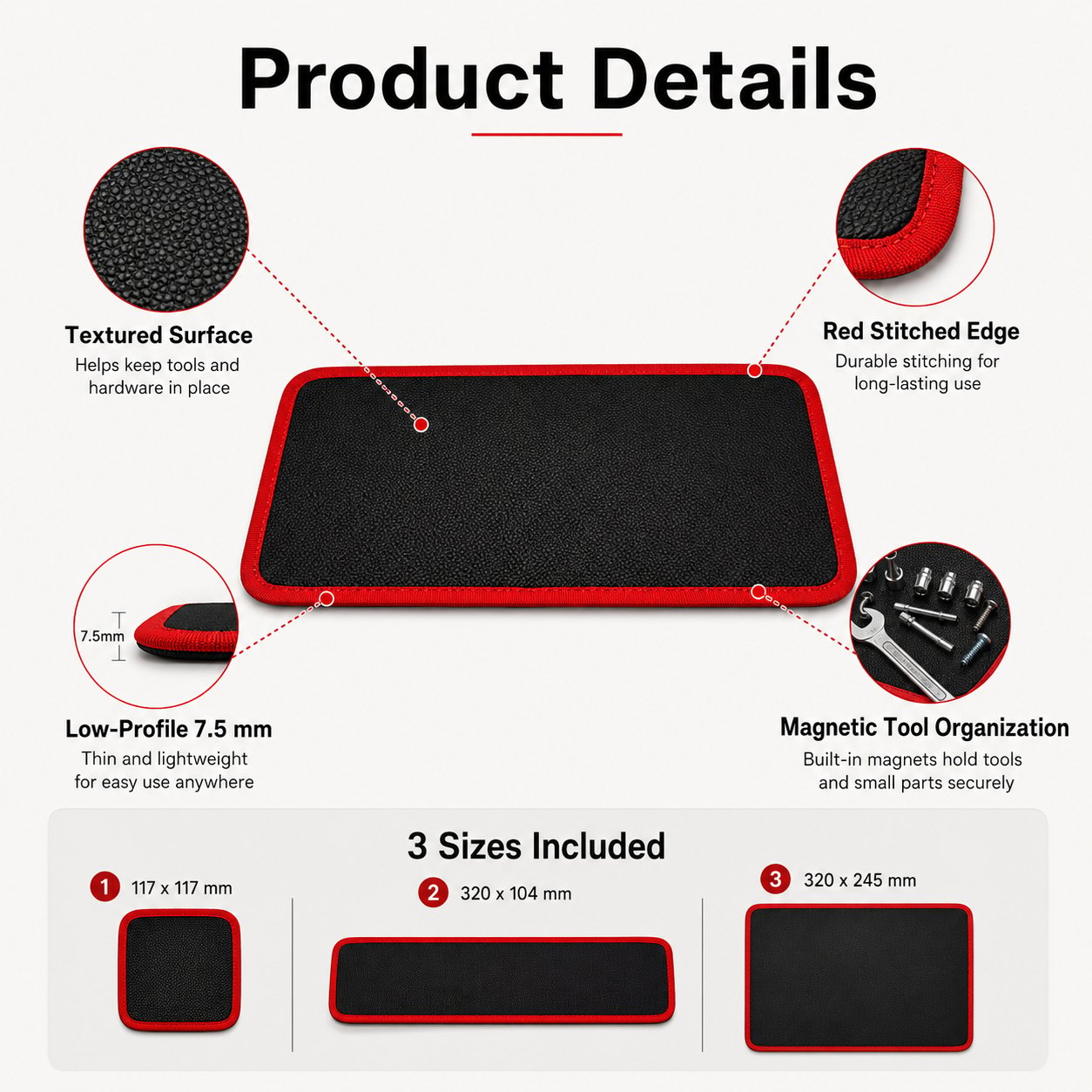 Magnetic tool mat product details