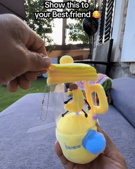 Cute Fruit Blender Plush Toy Demo