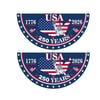 250th Anniversary USA Fan Flag 250th Anniversary USA Fan Flag
