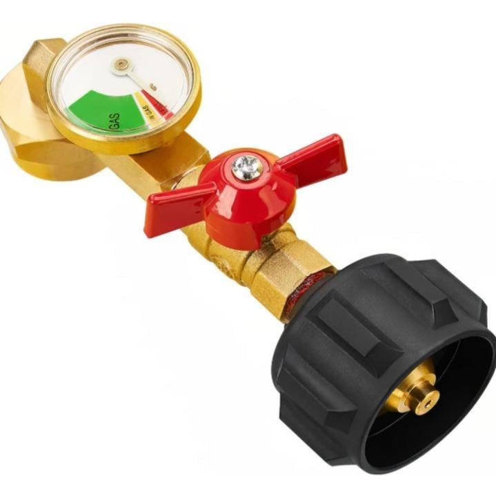🔥LAST DAY 49% OFF - Top-Rated Propane Refill Elbow Adapter (With Tank Gauge)