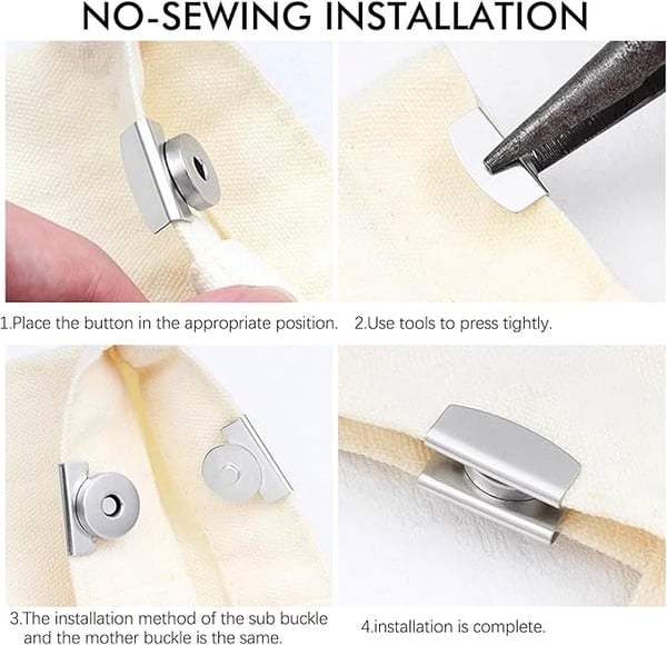 Cara Pemasangan Magnetic Buckle Clasp