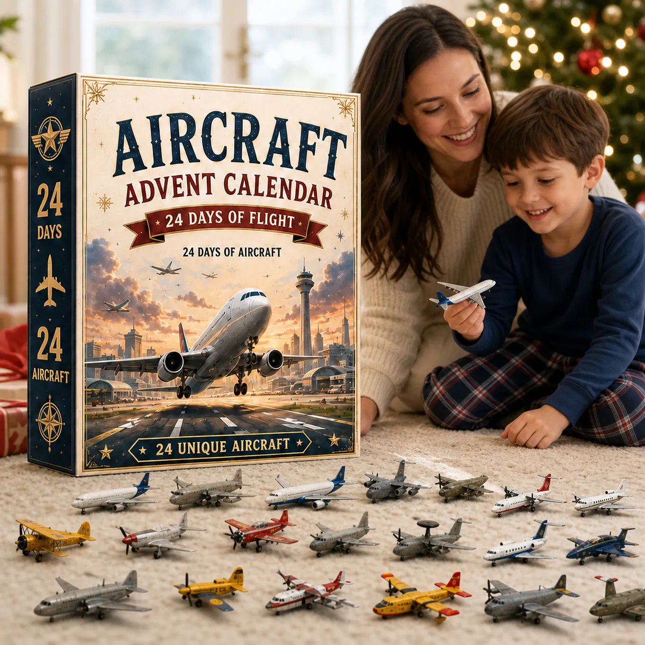Miniature aviation fleet display