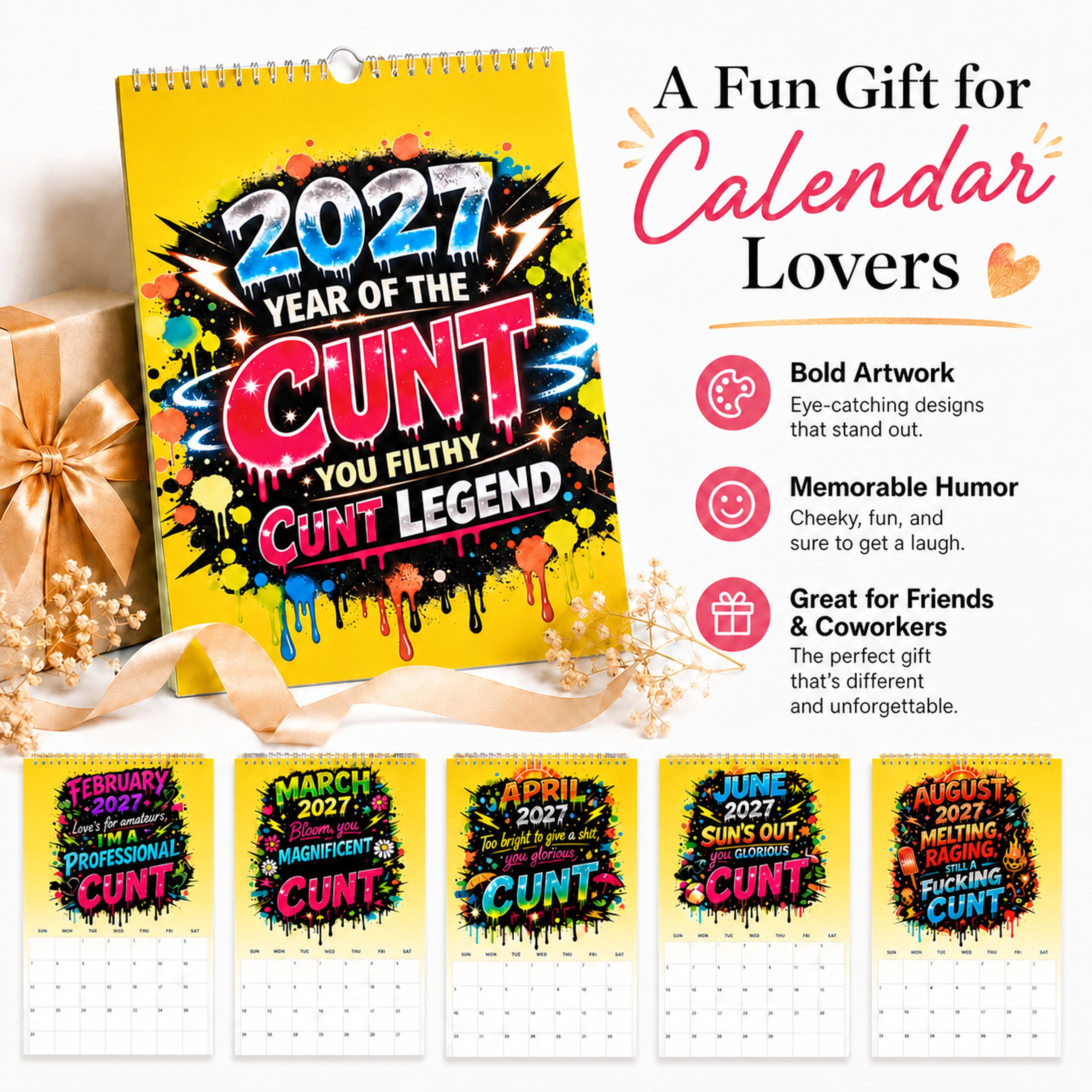 2027 calendar wall display
